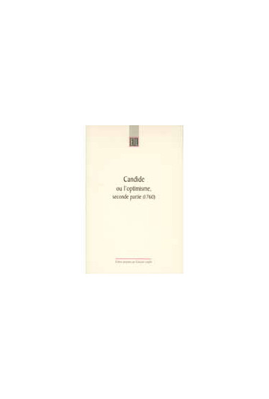 (COLLECTIF)Candide ou l\'optimisme (seconde partie, 1760).