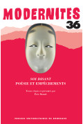 Soi disant. Poésie et empêchements - Modernités 36