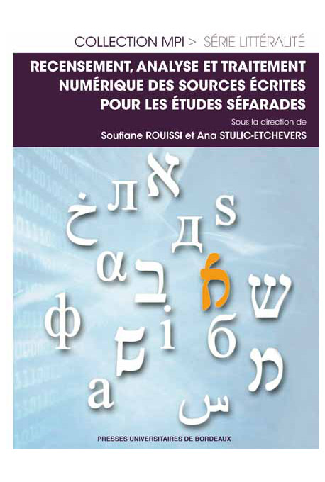 Sources écrites séfarades sur le territoire de l’ex-Yougoslavie : classification dans une perspective sociolinguistique -