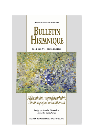 Bulletin Hispanique - Tome 116 - Décembre 2014 - N° 2