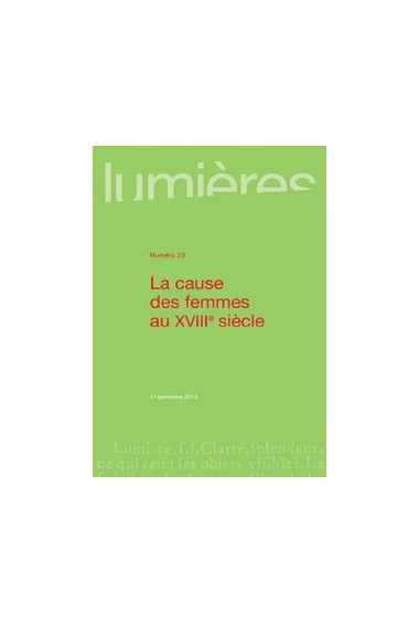 La cause des femmes au XVIIIe - Lumières 23