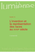 Lumières ; Europe ; Représentation ; Races