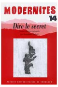 (COLLECTIF)Dire le secret – Modernités 14