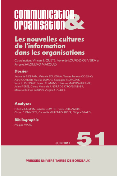 Les nouvelles cultures de l’information dans les organisations