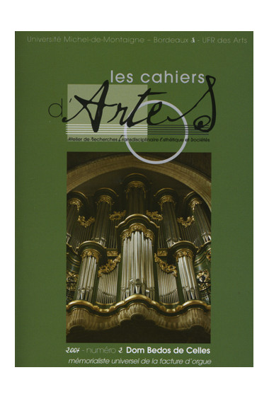 (COLLECTIF)Dom Bedos de Celles. Mémorialiste universel de la facture d\'orgue, n° 2