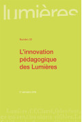 L\'innovation pédagogique des Lumières