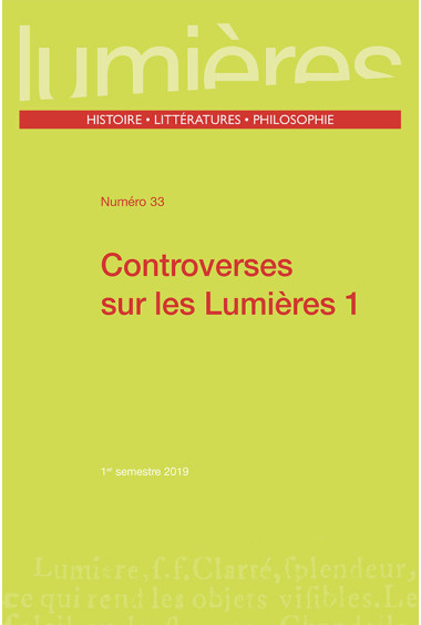 Controverses sur les Lumières 1  – Lumières 33