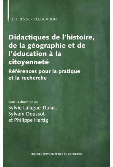 Didactiques de l’histoire, de la géographie et de l’éducation à la citoyenneté