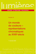 Un monde de couleurs-représentations chromatiques au XVIIIe siècle