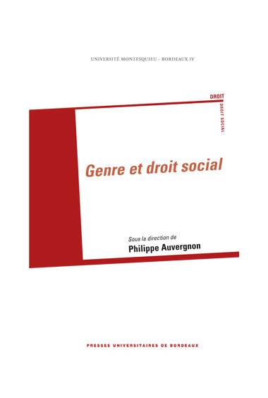 AUVERGNON (Philippe)\nGenre et droit social