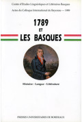 Centres d\'Études Linguistiques et Littéraires Basques\n1789 et les Basques