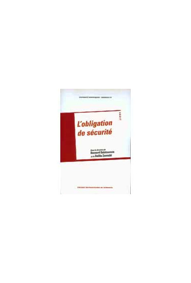 SAINTOURENS (Bernard), ZENNAKI (Dalila)\nObligation de sécurité (L\')