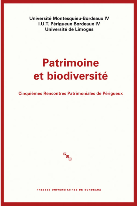 (COLLECTIF)Patrimoine et biodiversité