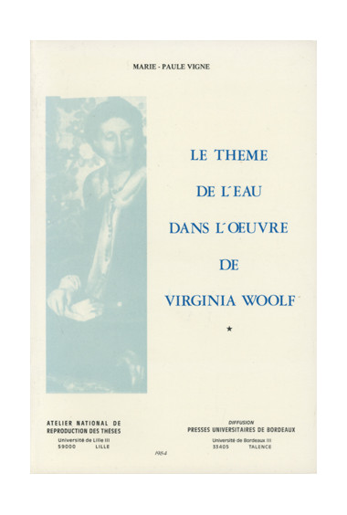 Le thème de l\'eau dans l\'œuvre de Virginia Woolf