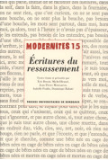 BENOIT (Éric), BRAUD (Michel), MOUSSARON (Jean-Pierre), POULIN (Isabelle), RABATÉ (Dominique)Écritures du ressassement – Moderni