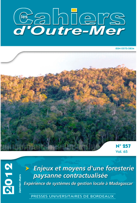 Enjeux et moyens d'une foresterie paysanne contractualisée. Expérience de systèmes de gestion locale à Madagascar - Les C