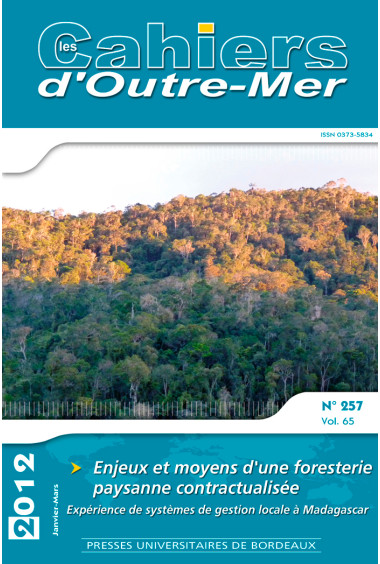 Enjeux et moyens d'une foresterie paysanne contractualisée. Expérience de systèmes de gestion locale à Madagascar - Les C