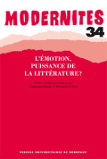 Émotion, puissance de la littérature (L') ? -  Modernités 34 